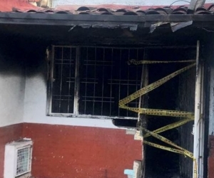 Vivienda donde ocurrió la tragedia.