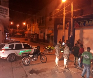 Lugar donde se presentó la amenaza de bomba en El Banco.