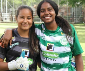 Valeria Candanoza y Yuliana Moreno.