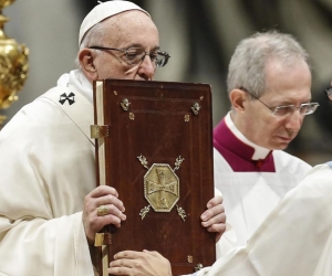  El Papa Francisco, hoy en la Misa de Año Nuevo.