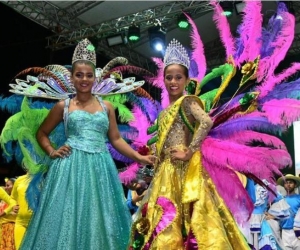 Nicol Díaz Sotomayor y Luisa Paola Urieles Badillo, se coronaron como las nuevas soberanas del Caimán y Carnaval 2019