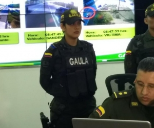 El General Fernando Murillo Orrego, Director Nacional del Gaula de la Policía