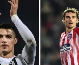 Cristiano Ronaldo y Antonie  Griezmann