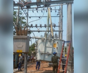 Este jueves, Electricaribe instalará nuevo transformador de potencia en Guamal.