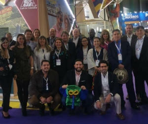 Delegación colombiana en la Feria Internacional de Buenos Aires.
