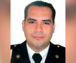 El capitán del Inpec, David Alexander Álvarez