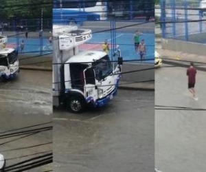 Atraco bajo aguacero en Barranquilla