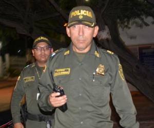 Coronel Gustavo Berdugo, en el lugar de los hechos.