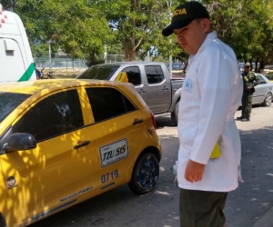 Atentado a bala contra taxista.