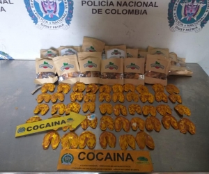 En total fueron incautados 46 figuras plásticas que contenían 598 gramos de cocaína que tenía un costo aproximado de 298000 dólares.