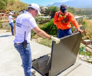 Reactivan tanque de almacenamiento del barrio 17 de Diciembre