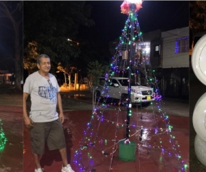 Decoración del Parque de la Ciudadela.