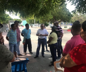 La reunión se llevó a cabo en los alrededores del estadio Eduardo Santos. 