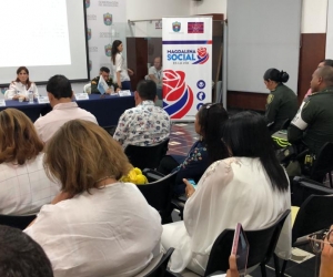En su intervención la mandataria departamental destacó inversiones en materia de educación, alimentación escolar, infraestructura educativa, fortalecimiento de la red hospitalaria e inversión en infraestructura vial.