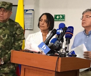 El Ministro de Defensa, Carlos Holmes Trujillo, lideró un Consejo de Seguridad en Santa Marta.