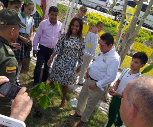 La Ministra visitó el pasado miércoles a Aracataca. 