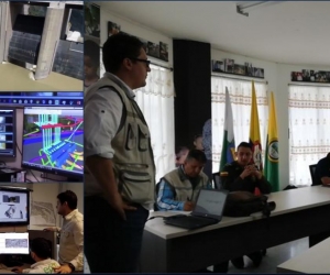 Consejo Municipal de Riesgo de Desastres en los municipios de Valdivia y Cáceres.