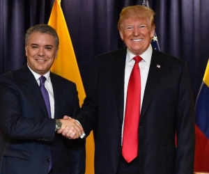 Presidente Duque saluda a su homólogo Donald Trump.