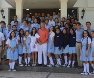 Estudiantes del colegio Bilingüe de Santa Marta.