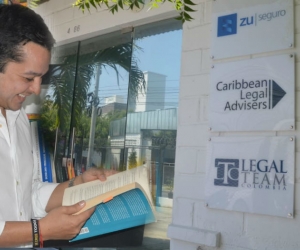 Maikol Grandett es uno de los socios de Legal Team Colombia, en Santa Marta.