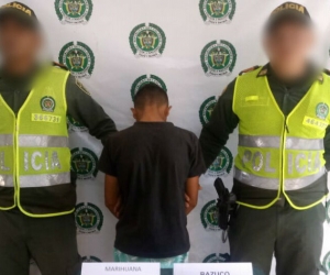 Adolescente detenido en El Banco.