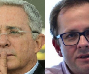 Álvaro Uribe y Andrés Felipe Arias.