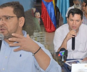 El alcalde titular Rafael Martínez y el alcalde encargado Adolfo Torné
