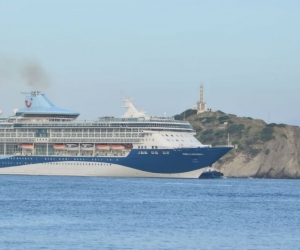 El crucero llega procedente de Cartagena.