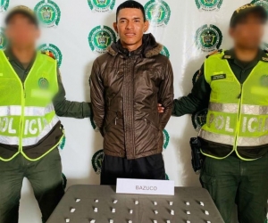 Edward Ramírez Peñaloza, capturado con 50 dosis de Bazuco