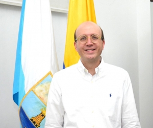 El alcalde encargado de Santa Marta, Andrés Rugeles. 