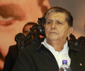 El expresidente de Perú, Alan García.