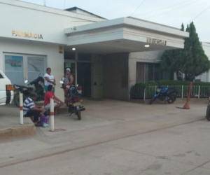 Clínica Previsalud, en El Banco, lugar donde fueron atendidas las víctimas.