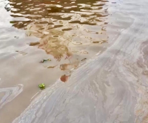 Mancha a orillas del Río Magdalena 