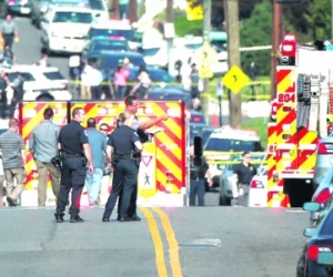 El Centro Municipal de Virginia Beach alberga diversos departamentos de gobierno, entre ellos el de la policía local.