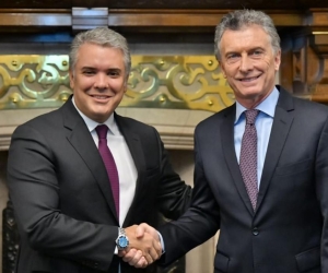 Presidentes de Colombia,Iván Duque y Argentina, Mauricio Macri