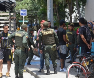 Los hinchas de Millonarios protagonizaron disturbios en El Rodadero el pasado 1 de junio.