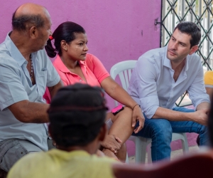 El ‘Mello’ estuvo en los barrios de la antigua Comuna 2 de Santa Marta.