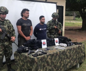 Capturados por el Ejército y la Fuerza Aérea en el sur de Bolívar.