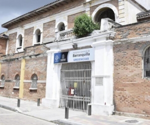 Fachada Hospital General de Barranquilla. 