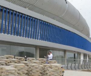 Al estadio le faltan varios detalles para ser entregado. 