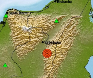 El temblor tuvo como epicentro La Paz, Cesar.