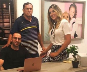 David Ospina, Hernán Ospina y Daniela Ospina.