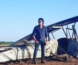 Carlos Vives durante grabación del documental en La Guajira