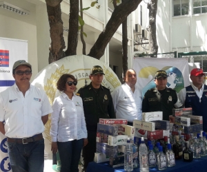 La campaña se realiza gracias a una alianza entre Gobernación, Federación Nacional de Departamentos, Policía Fiscal y Aduanera y Policía Metropolitana de Santa Marta.