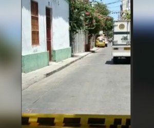 El hecho se registró en la calle 16, entre calle seis y siete.