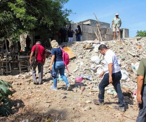 Visita a barrios de la ciudad