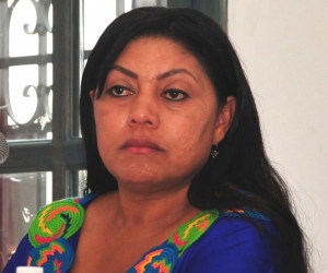 Oneida Pinto, exgobernadora de La Guajira.