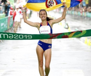 Sandra Arenas, ganadora de oro en los Juegos Panamericanos 2019.