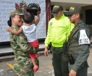 En el operativo, coordinado por el Ejército de Colombia, participaron el Gaula Militar, Fuerza Aérea Colombiana, la Policía Nacional y la Fiscalía Especializada 117.