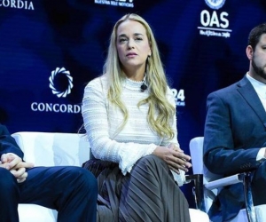  Lilian Tintori, en el foro de la Concordia.